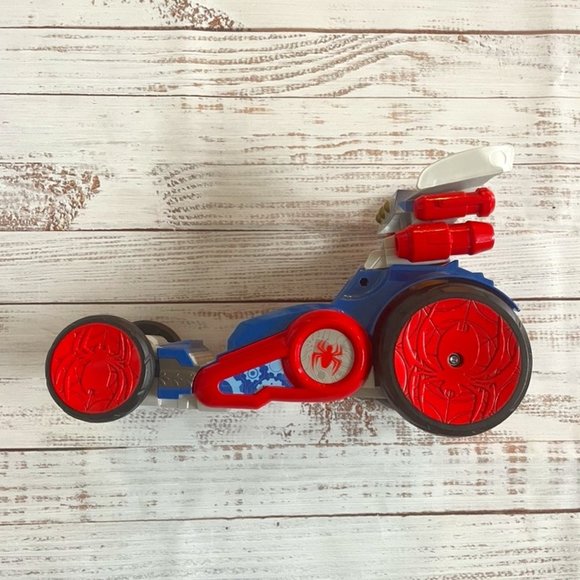 Hasbro Playskool Heroes Adventures 2012 Spiderman Web Wing Car Transforming Toy - Picture 4 of 11